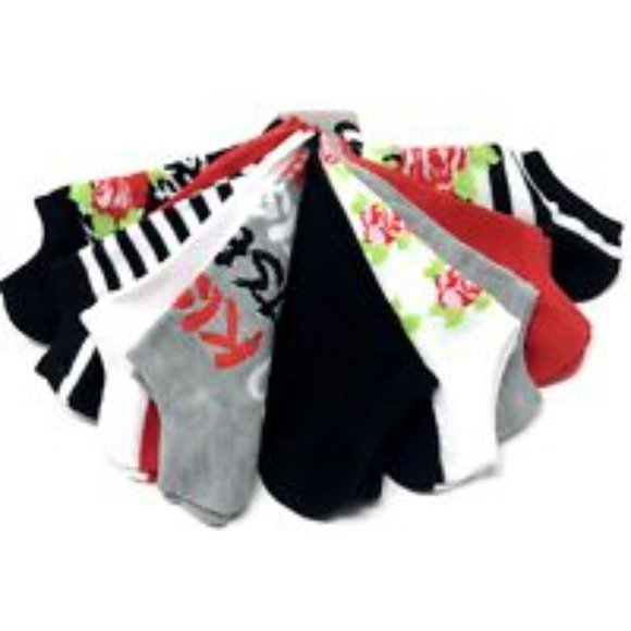Betsey Johnson Fancy Ladies  Low Cut Socks Stylish Colorful - Picture 9 of 12